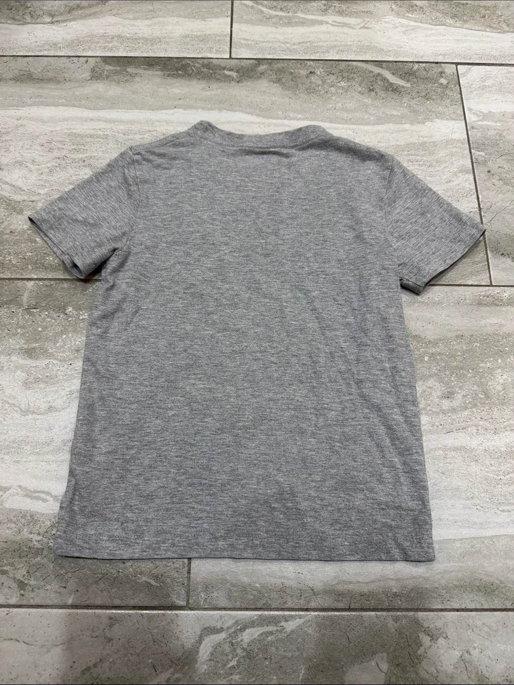 Nike Kids Gray Short Sleeve Logo Tee
